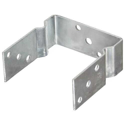 Jordankre 12 stk. 14x6x15 cm galvaniseret stål sølvfarvet