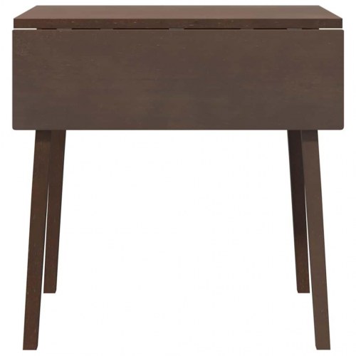 Spisebord massivt gummitræ brun