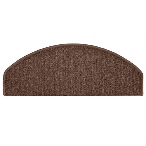Trappemåtter halvrund 30 stk. 65 x 24 x 4 cm - brun