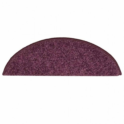 Trappemåtter halvrunde 30 stk. 56 x 17 x 3 cm - mørkelilla