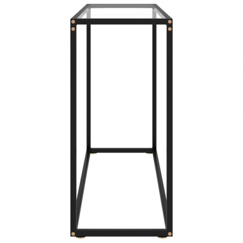 Konsolbord 100×35×75 cm i hærdet glas - transparent