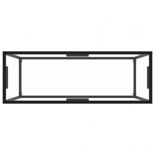 Konsolbord 100×35×75 cm i hærdet glas - transparent