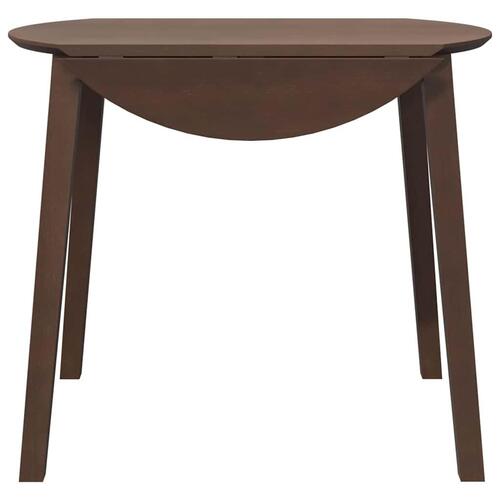 Spisebord massivt gummitræ brun