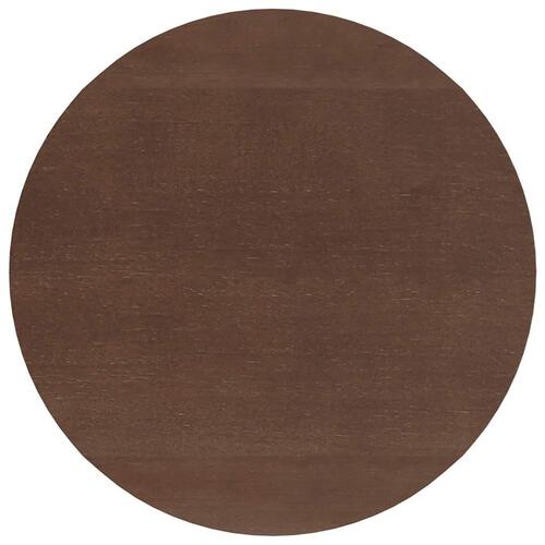 Spisebord massivt gummitræ brun
