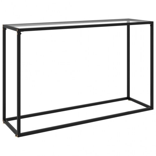 Konsolbord i hærdet glas - 120 × 35 × 75 cm, transparent