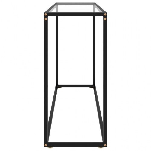 Konsolbord i hærdet glas - 120 × 35 × 75 cm, transparent