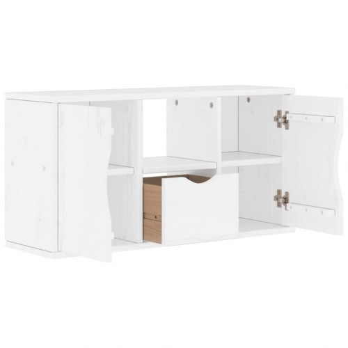 TV-skab ODDA med skuffe 79 x 24 x 40 cm - hvid