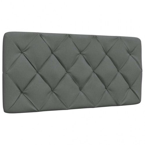 Sengeramme i stof 100 x 200 cm uden madras - mørkegrå