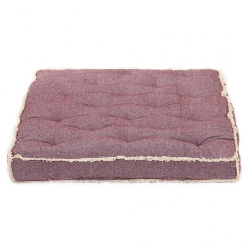 Hynde til pallesofa 120x80x10 cm bordeauxfarvet