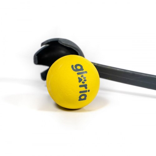 Hundeboldkaster Gloria - Gul, S (polypropylen/TPR)