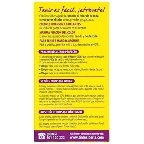 Tintes Iberia tøjfarve - Rød 20 g, 40 °C