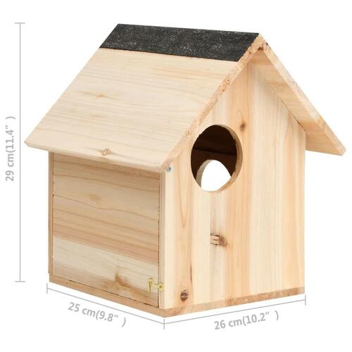 Egernhus 26x25x29 cm massivt fyrretræ