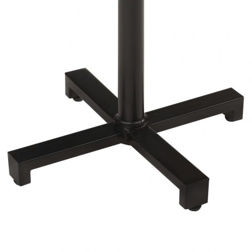 Bistrobord Ø50 x 75 cm - rundt spisebord i massivt genbrugstræ