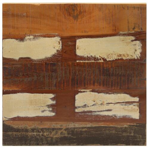 Bistrobord 50x50x110 cm firkantet massivt genbrugstræ