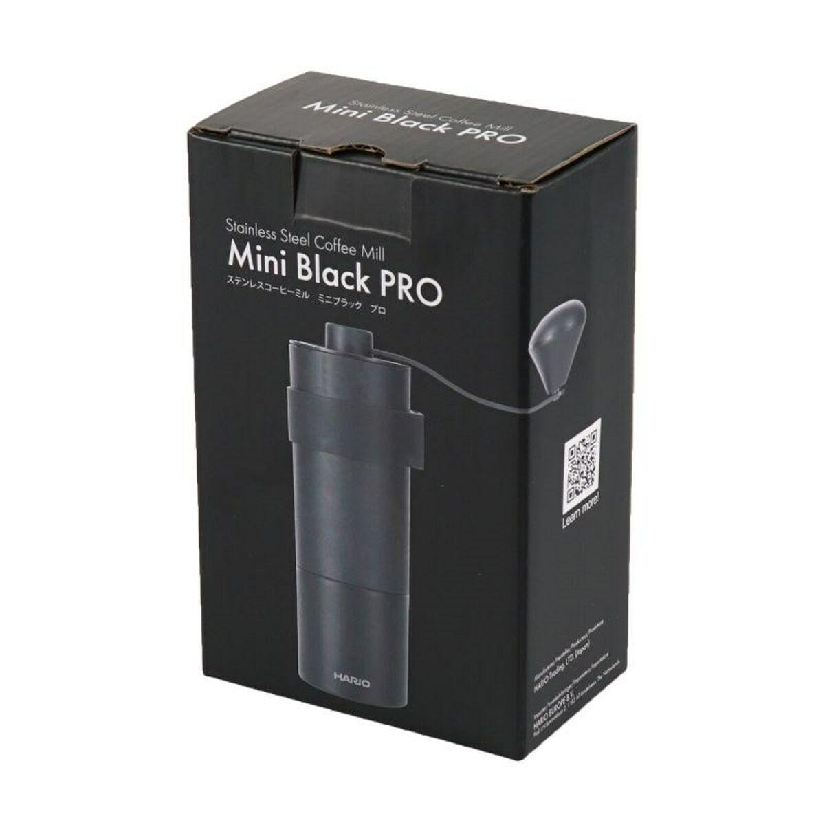 Kaffekværn Hario Mini Black Pro - sort, rustfrit stål