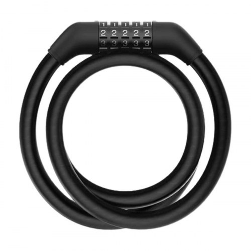Cykellås med kode Navee NAVLOCK - Sort kabel