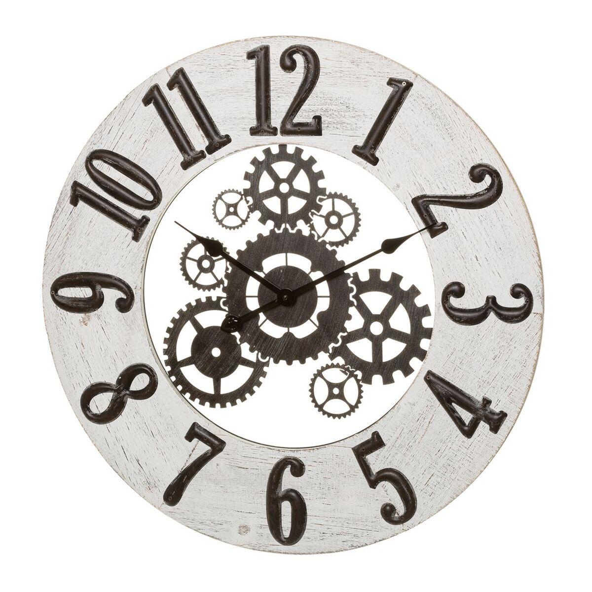 Vægur Multifarvet Metal Træ Mdf 68 X 3 5 X 68 Cm