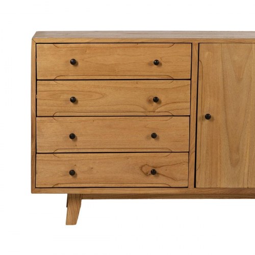 Skænk Natur Træ 130 x 40 x 80 cm