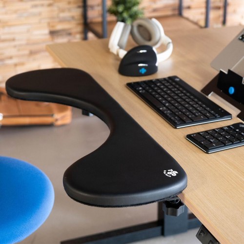 Armlæn til bord - R-Go RGOARMC, sort