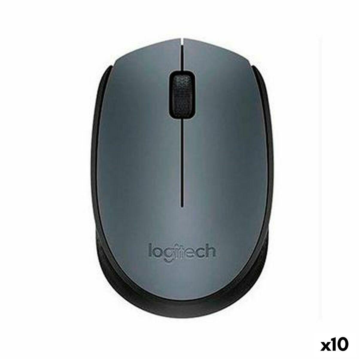 Trådløs Mus Logitech M170 Grå 10 Enheder