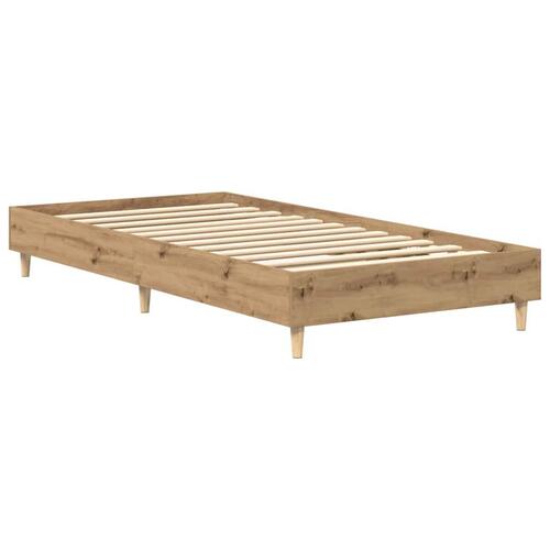 Sengestel uden madras 90x200 cm konstrueret træ kunsteg