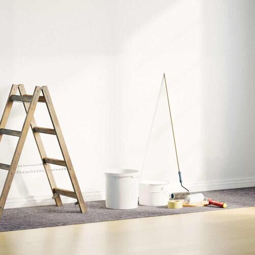 Skridsikker maleruld 515 cm 280 g/m² grå