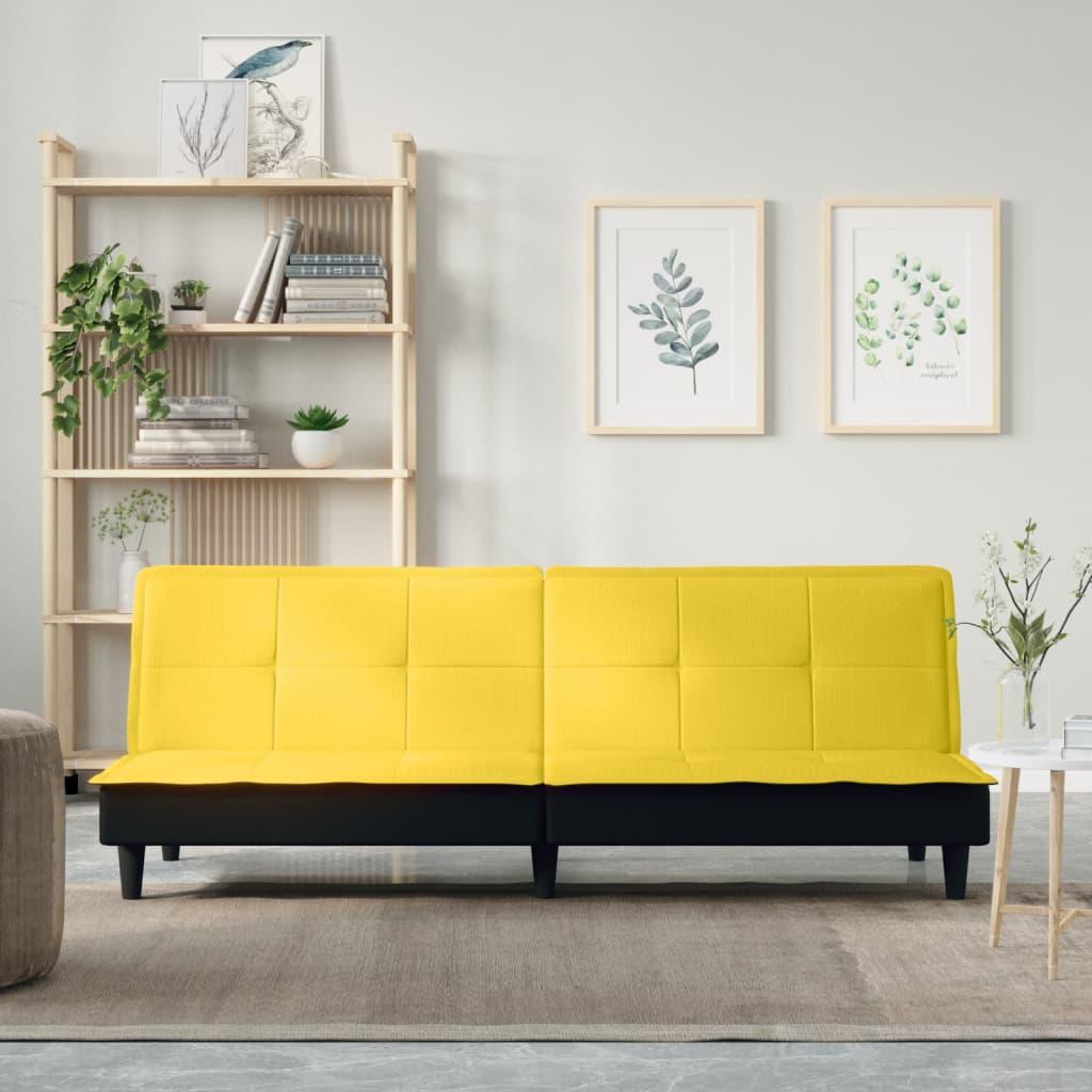 Sovesofa stof lysegul