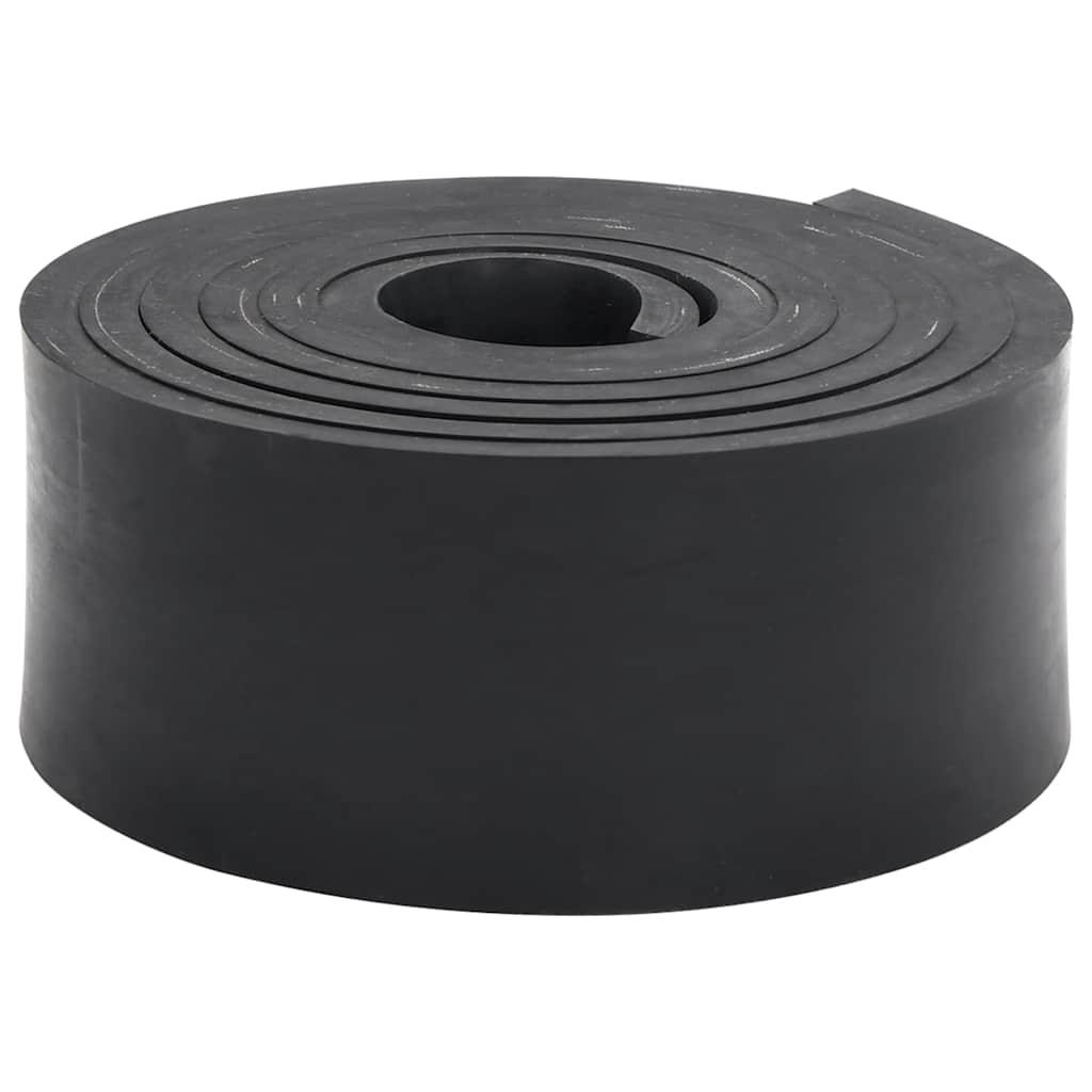 Gummikant til sneplov Sort 250x8x1 cm