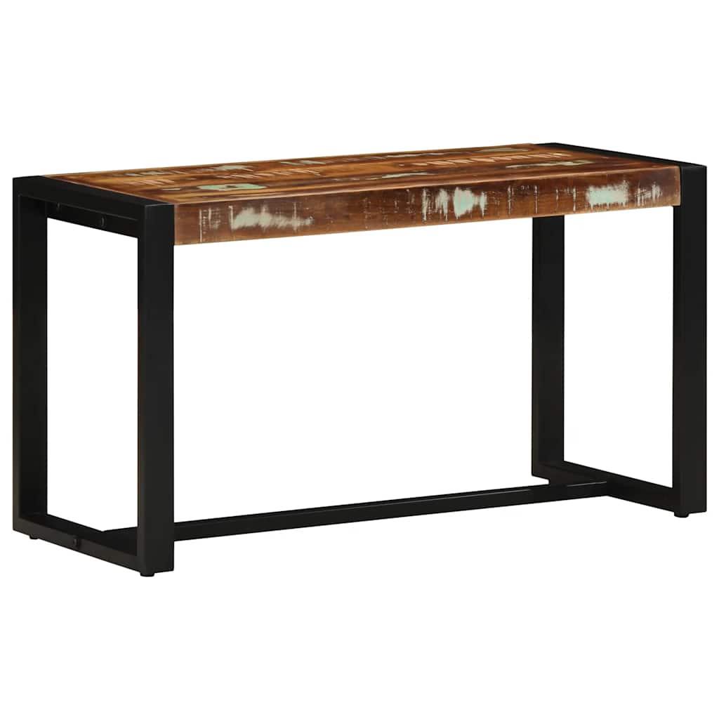 Bænk 60X35X45 Cm Massivt Ru - 80 cm / genbrugstræ