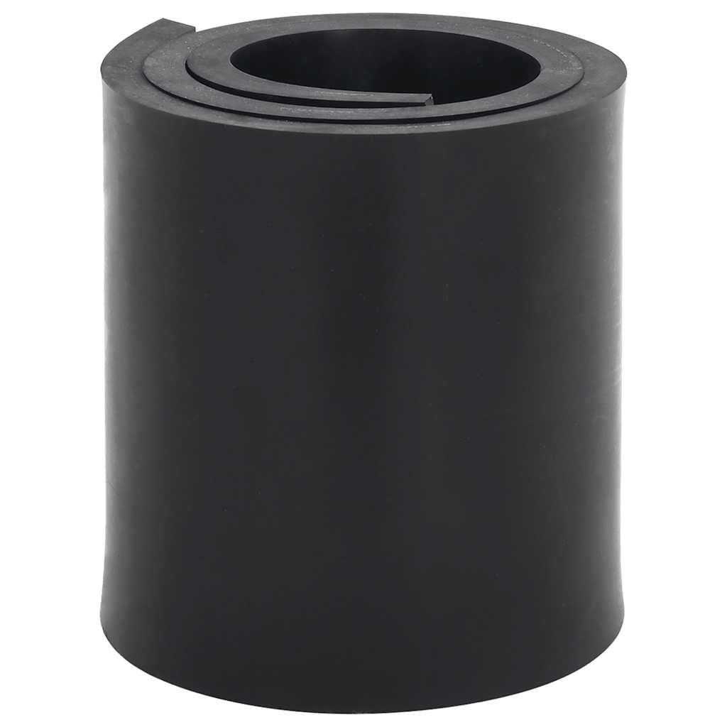 Gummikant til sneplov 100x15x1 cm sort
