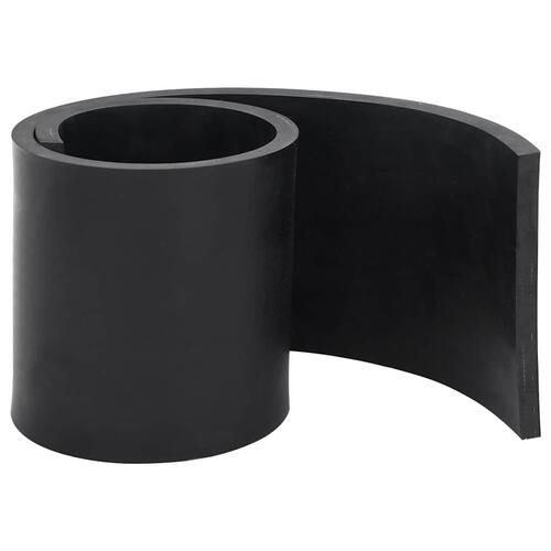 Gummikant til sneplov 100x15x1 cm sort