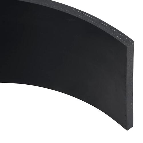 Gummikant til sneplov 100x15x1 cm sort