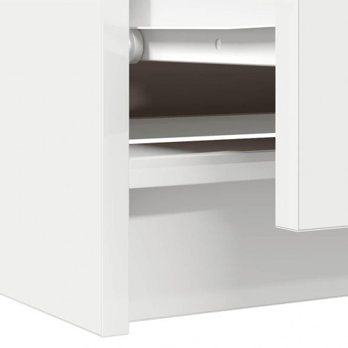 TV-bord med 2 skuffer - hvid, 60 x 35 x 54 cm