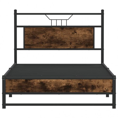 Sengeramme uden madras 107 x 203 cm - røget eg