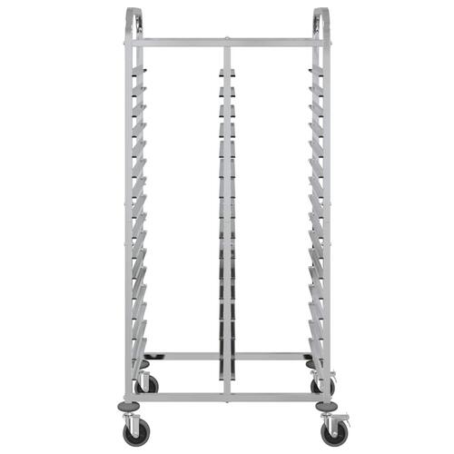 Bakkevogn med 32 GN beholdere 75x55x162,5 cm rustfrit stål