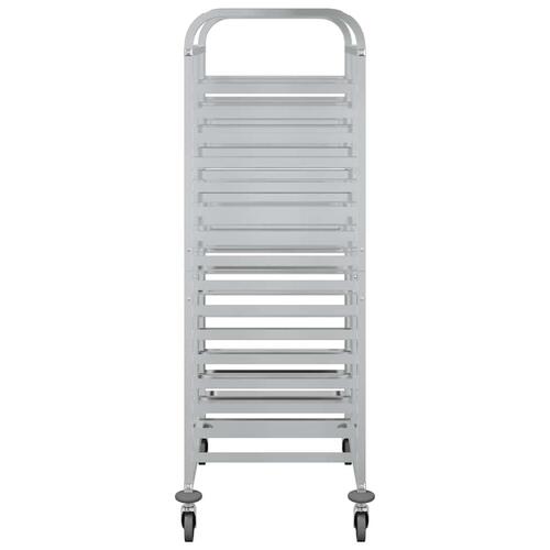 Bakkevogn med 32 GN beholdere 75x55x162,5 cm rustfrit stål