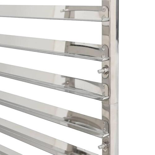 Bakkevogn med 32 GN beholdere 75x55x162,5 cm rustfrit stål