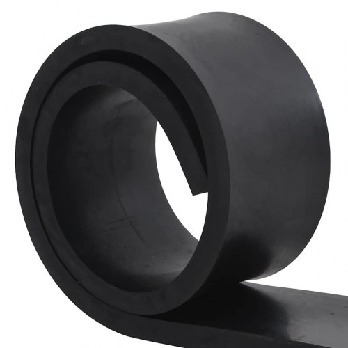 Gummikant til sneplov 80x15x2 cm sort