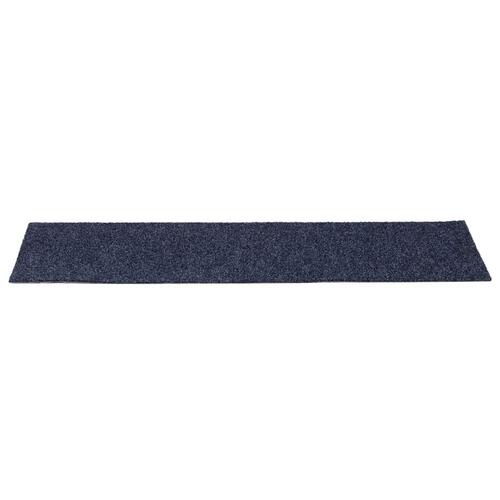 Trappemåtter selvklæbende 30 stk 76x20 cm rektangulær grå blå