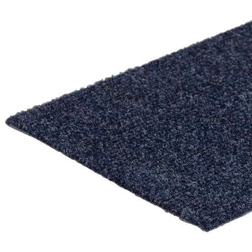 Trappemåtter selvklæbende 30 stk 76x20 cm rektangulær grå blå