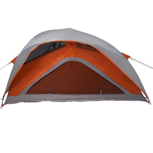 1-personers campingtelt vandafvisende grå og orange