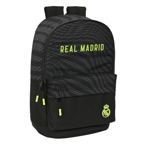 Skoletaske Real Madrid C.F. Sort (31 x 47 x 15 cm)