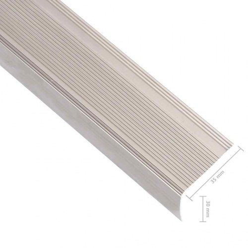 Trappelister L-facon 90 cm - aluminium, champagnefarvet (5 stk.)
