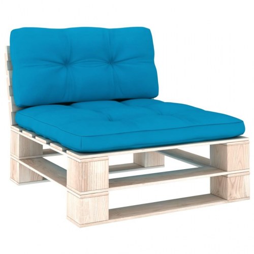 Pallehynder 2 stk. stof blå