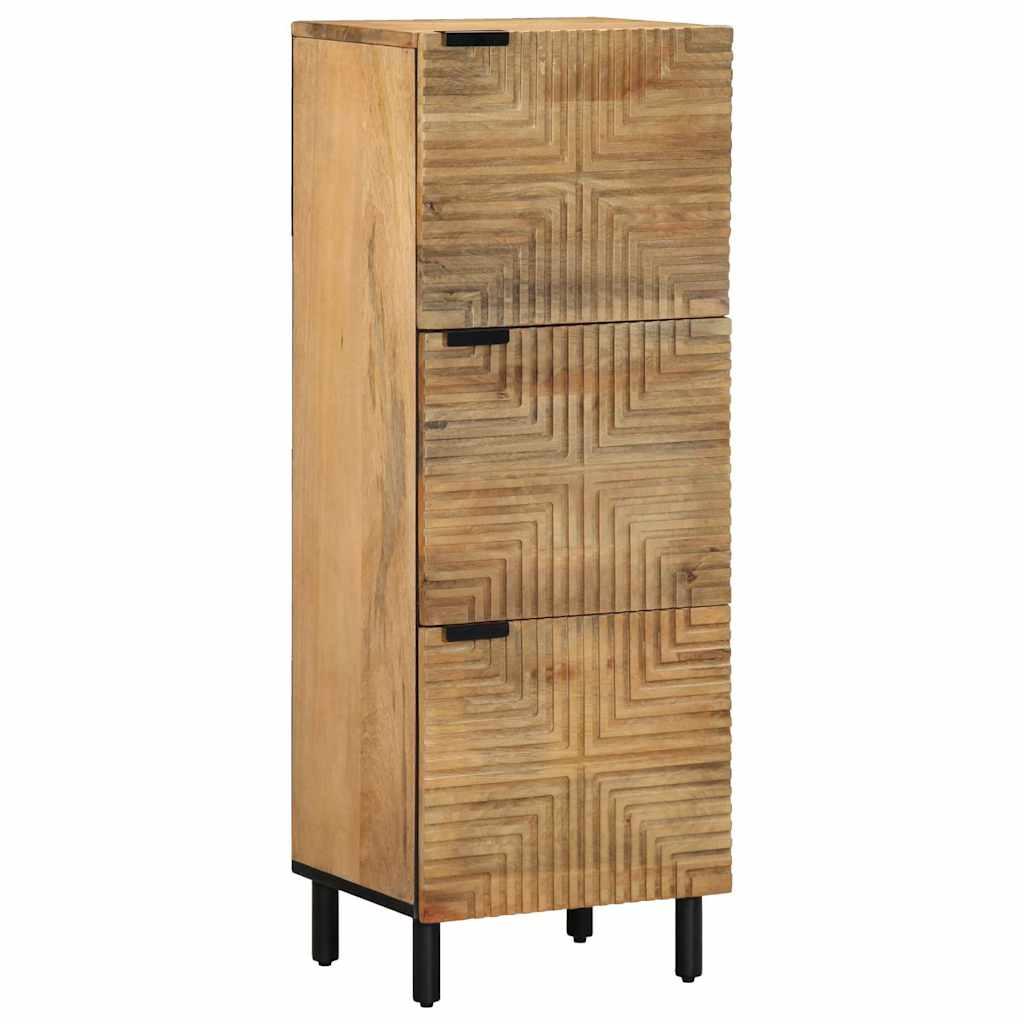 vidaXL skab 40x33x110 cm massivt mangotræ brun