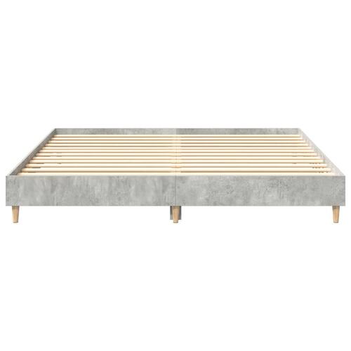 Sengestel uden madras 160x200 cm konstrueret træ betongrå