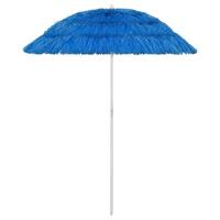Hawaii-parasol 180 cm blå