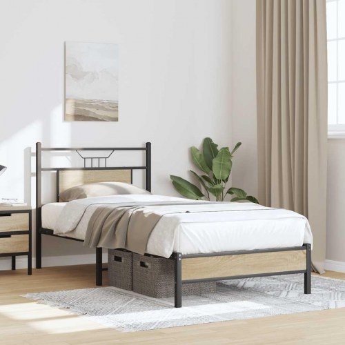 Sengeramme 75x190 cm sonoma-eg - uden madras