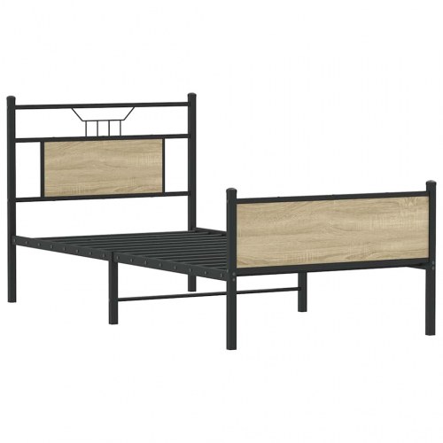 Sengeramme 90 x 190 cm uden madras - sonoma-eg