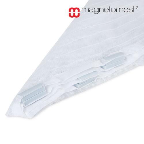 Magneto Mesh Magnetisk Flueforhæng Hvid